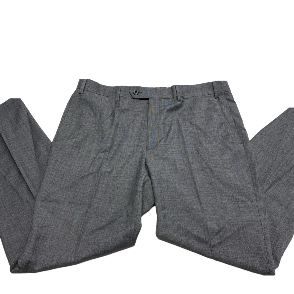 NEW LAUREN RALPH LAUREN Men's Edgewood Classic-Fit Dress Pants Gray Size 36x30